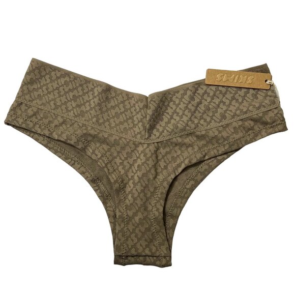 SKIMS Logo Mesh Boyshort Lot of 2 Bone Desert XXS - Picture 6 of 12